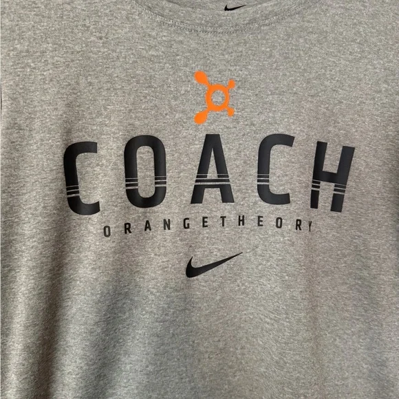 Gray Nike Orangetheory Coach long sleeve T-Shirt - Picture 1 of 3